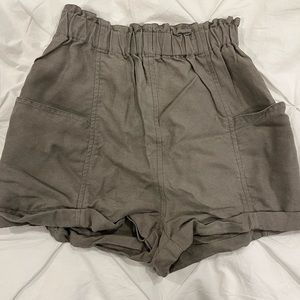 Talula olive green shorts